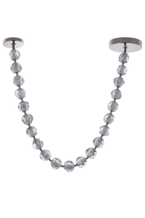 Pendant Craftmade 59494-PLN-LED Jackie 106 Inch LED Crystal Necklace Pendant in Polished Nickel Craftmade