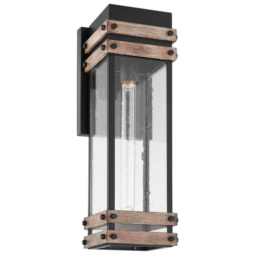Outdoor Wall Light Nuvo 60-7542 Homestead Large Wood Accented Outdoor Wall Lantern Nuvo Lighting