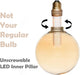 LED Specialty Bulb Next Glow NEOLDG125DB35W903 G40 Amber Glass with G125 LED Pillar NextGlow