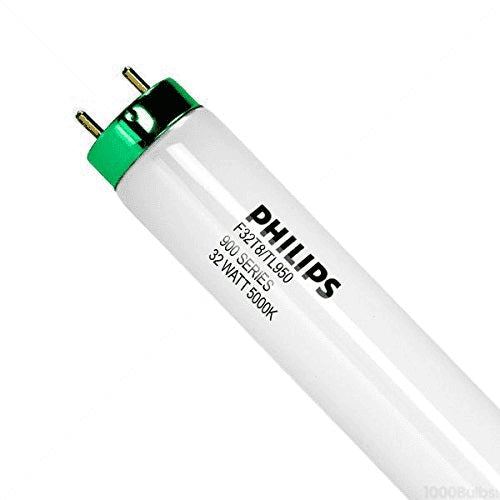 T8 Fluorescent Philips 20905-6 F32T8/TL950 32W Rapid Start T8 Bulbs 5000K Case of 25 Philips