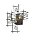 Wall Sconce Z-Lite 4007S-MB Garroway Matte Black and Clear Crystal Sconce Z-Lite