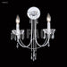 Wall Sconce James R Moder Crystal Rain Two Arm Wall Sconce James R. Moder