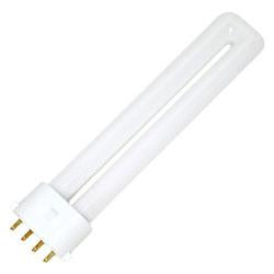 PL LAMPS 9 Watts 4-Pins 1 Tube Compact Fluorescent PL Lamp 27K Radiant-Lite