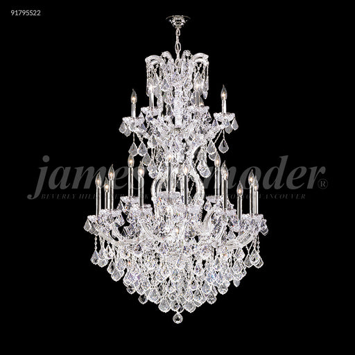 Large Entry Crystal Chandelier James R Moder Maria Theresa Grand 2-Tier Chandelier James R. Moder