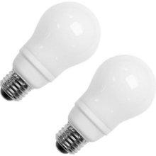 CFL A Lamp TCP 8070142 14W A19 Compact Fluorescent Lamp - 2 Pack TCP