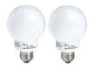 CFL Globe TCP 8060092 9 Watt A G25 CFL Globe Lamp 2700K (Pack Of 2) TCP