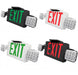 Exit Emergency Combo Combo LED & INCANDESCENT Exit/Emergency Light Double Face 120/277V LightStoreUSA