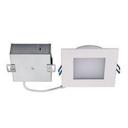 LED Recessed Downlight Topaz RDL/44SQ/9/WH/D-50  9W 4" LED Square Recessed Downlight 4000K Topaz