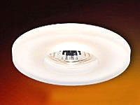Nora Lighting NL-324W Hi-Tech Flat Glass WHITE Trim 3" Recessed Light Fixture