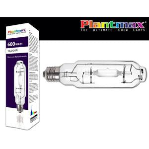 Plantmax PX-MPS600/10K 600 Watt Pulse Start Metal Halide 10000K