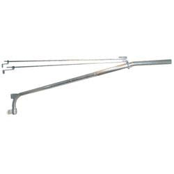Pole Bracket D200A080 Double-Guy Rod Wood Pole Mounting Arm 8' Aluminum LightStoreUSA