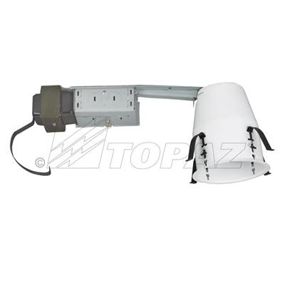 Recessed Can Topaz RH4-RLV 4" Low Voltage 50W Non IC Remodel Recessed Downlight MR16 Topaz