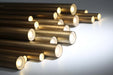 Eurofase 31445-038 Santana 24" Brushed Brass LED Chandelier