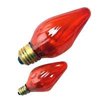 Halco - F15AMB40 - Incand Flame Amber F15 Bulb (E26) 40W C-9 Filament Dimm product image