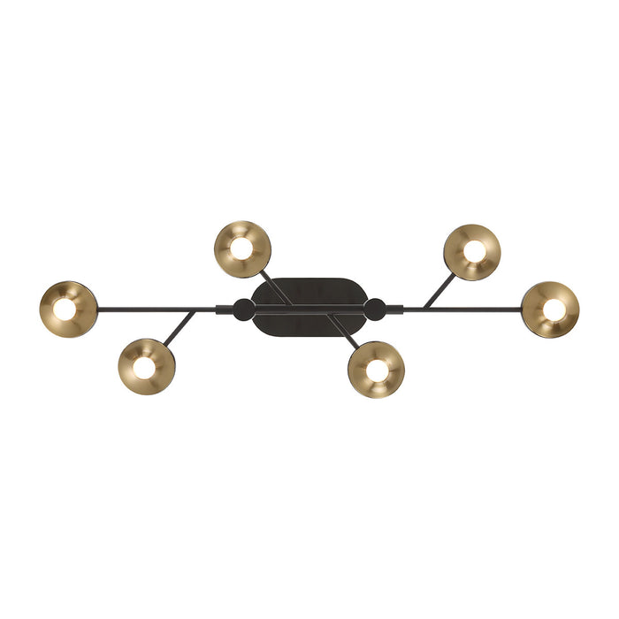 Eurofase 45713-019 Torcia 31" Matte Black LED Chandelier