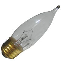 Halco - EFC25 - Incand Clear Flame Tip CA10 E26 25W CC-2V Filament Dimm product image