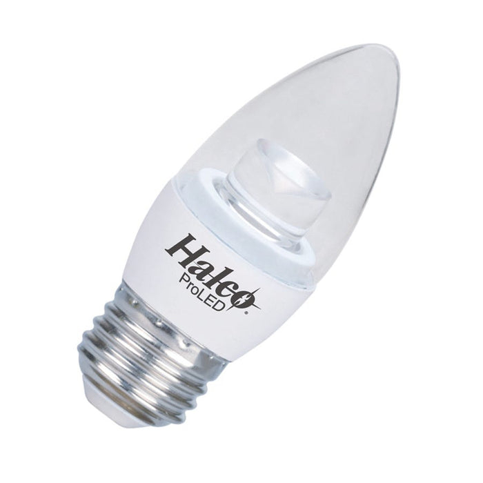 LED B11 Chandelier Bulbs Halco - B11CL5/827/E26/LED - LED Bullet (B11) Chandelier Bulb Cream (E26) 120V 300L Dimm Halco Lighting Technologies