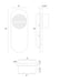 Eurofase 50272-013 Sternn 15" Travertine LED Outdoor Wall Light