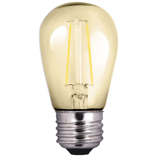 LED Filament Bulbs Halco - S14AMB2ANT/822/LED - LED S14 Shape Filament Amber (E26) 120V 160L 15Khr Non-Dimm Halco Lighting Technologies