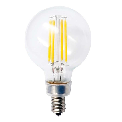 LED Filament Bulbs Halco - G16.5CL4ANT/827/LED2 - LED Globe (G16.5) Filament Clear (E12) 120V 350L 15Khr Dimm Halco Lighting Technologies