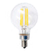 LED Filament Bulbs Halco - G16.5CL4ANT/827/LED2 - LED Globe (G16.5) Filament Clear (E12) 120V 350L 15Khr Dimm Halco Lighting Technologies