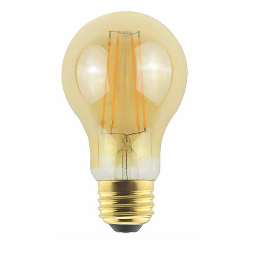 LED Filament Bulbs Halco - A19AMB5ANT/820/LED2 - LED A-Shape (A19) Filament Amber (E26) 120V 340L 15Khr Dimm Halco Lighting Technologies