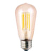 LED Filament Bulbs Halco - ST19AMB5ANT/822/LED2 - LED S19 Shape Filament Amber (E26) 120V 400L 15Khr Dimm Halco Lighting Technologies