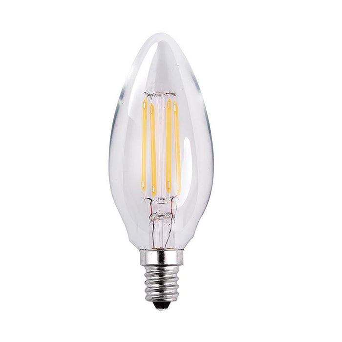 LED Filament Bulbs Halco - B11CL5ANT/827/LED2 - LED Bullet (B11) Filament Clear (E12) 120V 500L 15Khr Dimm Halco Lighting Technologies