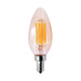 LED Filament Bulbs Halco - B11AMB5ANT/822/LED2 - LED Bullet (B11) Filament Amber (E12) 120V 400L 15Khr Dimm Halco Lighting Technologies