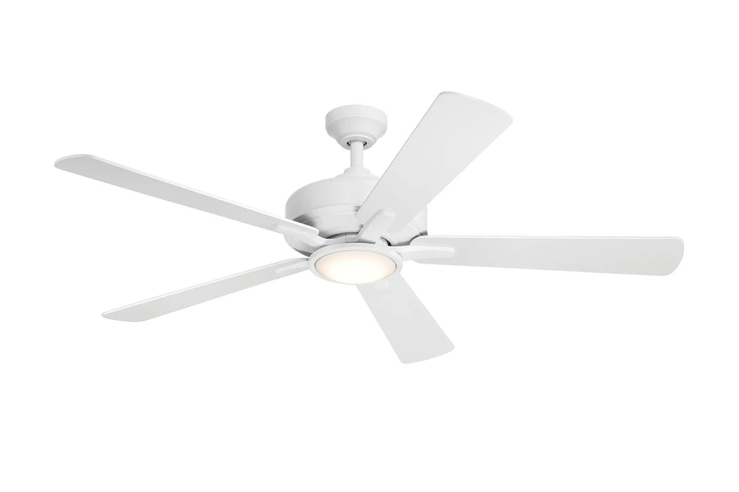 Wind River WR2225MW Frio 52 Inch Ceiling Fan w/ LED Light in White