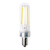 LED Filament Bulbs Halco - T6CL2ANT/830/LED2 - LED Tubular (T6) Filament Clear (E12) 120V 180L 15Khr Dimm Halco Lighting Technologies