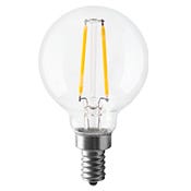 LED Filament Bulbs Halco - G16.5CL2ANT/830/LED2 - LED Globe (G16.5) Filament Clear (E12) 120V 180L Dimm Halco Lighting Technologies