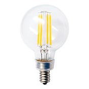 LED Filament Bulbs Halco - G16.5CL4ANT/830/LED2 - LED Globe (G16.5) Filament Clear (E12) 120V 350L 15Khr Dimm Halco Lighting Technologies