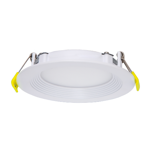 Halco - DFDLS4-10-CS-BT - LED Direct Fit Slim Downlight 4in 8W CCT Select Baffle Trim product image