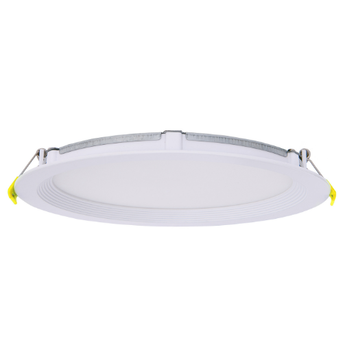 Halco - DFDLS8-18-CS-BT - LED Direct Fit Slim Downlight 8in 18W CCT Select Baffle Trim product image