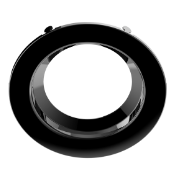 Halco - RDL4-RT-ST-BK - Select Retrofit Downlight 4 Replacable Smooth Trim Black product image