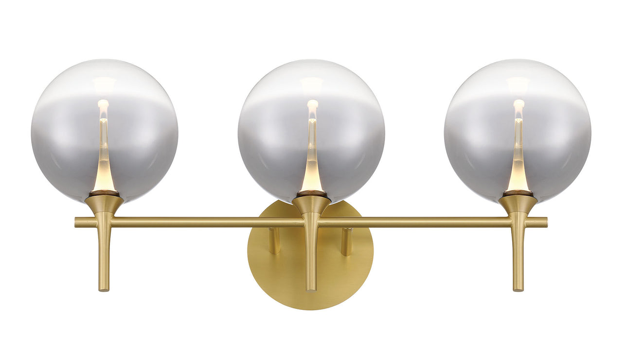 Eurofase 48913-027 Iissa 3-Light Gold LED Vanity Light
