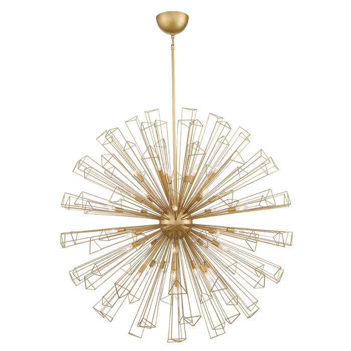 Eurofase 43865-025 Dendelio 54" Matte Gold Chandelier
