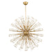 Eurofase 43865-025 Dendelio 54" Matte Gold Chandelier