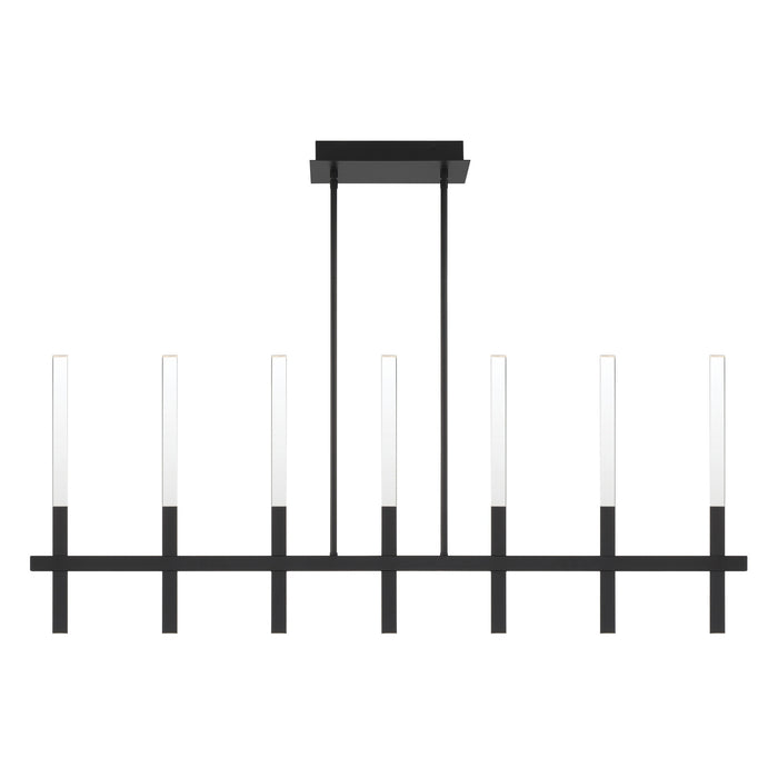 Eurofase 46476-012 Benicio 46" Matte Black LED Chandelier