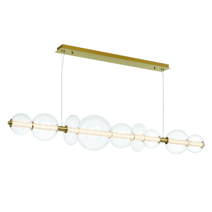 Eurofase 47257-016 Atomo 74" Gold LED Chandelier