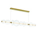 Eurofase 47257-016 Atomo 74" Gold LED Chandelier