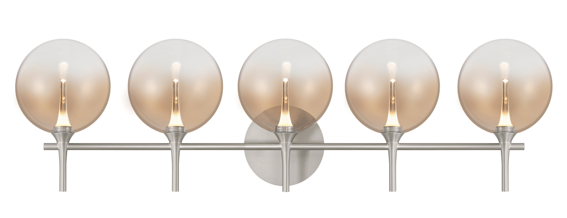 Eurofase 48920-032 Iissa 5-Light Satin Nickel LED Vanity Light