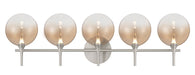 Eurofase 48920-032 Iissa 5-Light Satin Nickel LED Vanity Light