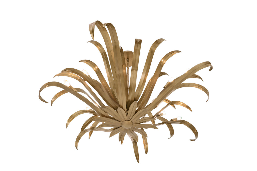 Eurofase 46433-015 Kagra 56" Antique Brass Chandelier