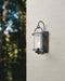 Exterior Wall Sconce Thesis 207137A Taplow 18 inch 1 light Weathered Zinc Exterior Wall Sconce with Clear Seeded Glass Shade THESIS