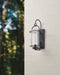 Exterior Wall Sconce Thesis 207137A Taplow 18 inch 1 light Weathered Zinc Exterior Wall Sconce with Clear Seeded Glass Shade THESIS