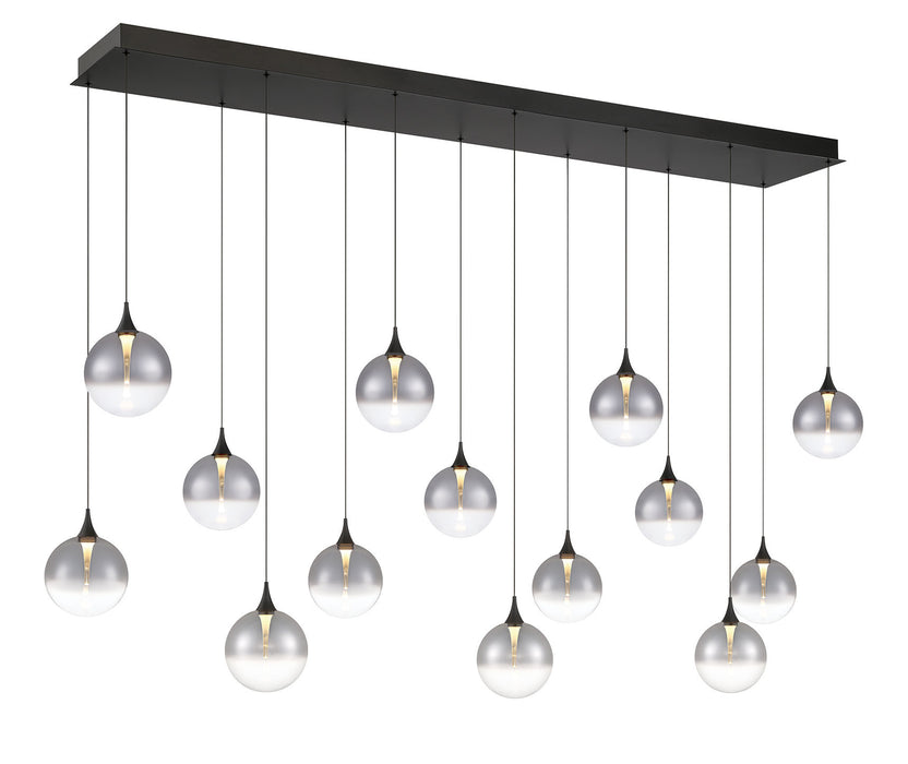 Eurofase 48939-027 Iissa 72" Matte Black LED Chandelier
