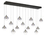 Eurofase 48939-027 Iissa 72" Matte Black LED Chandelier