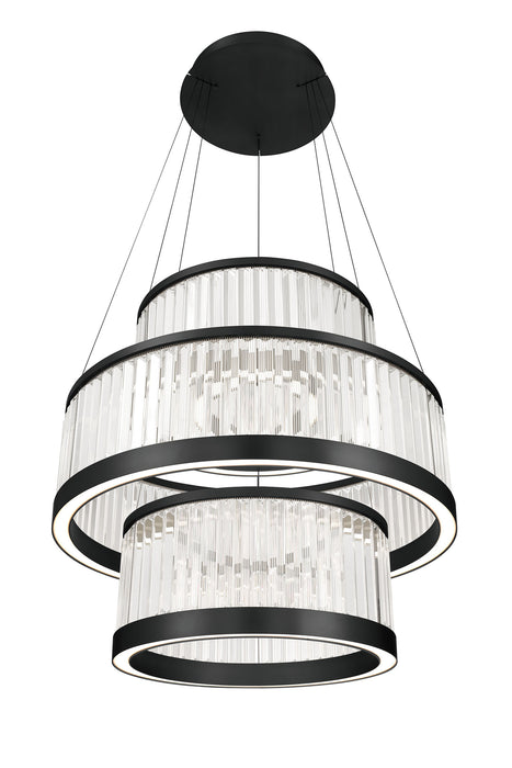 Eurofase 49351-026 Empra 35" Matte Black LED Chandelier